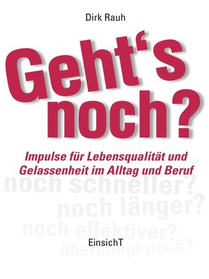 cover image of Geht's noch?
